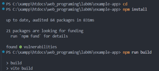 Terminal Laravel