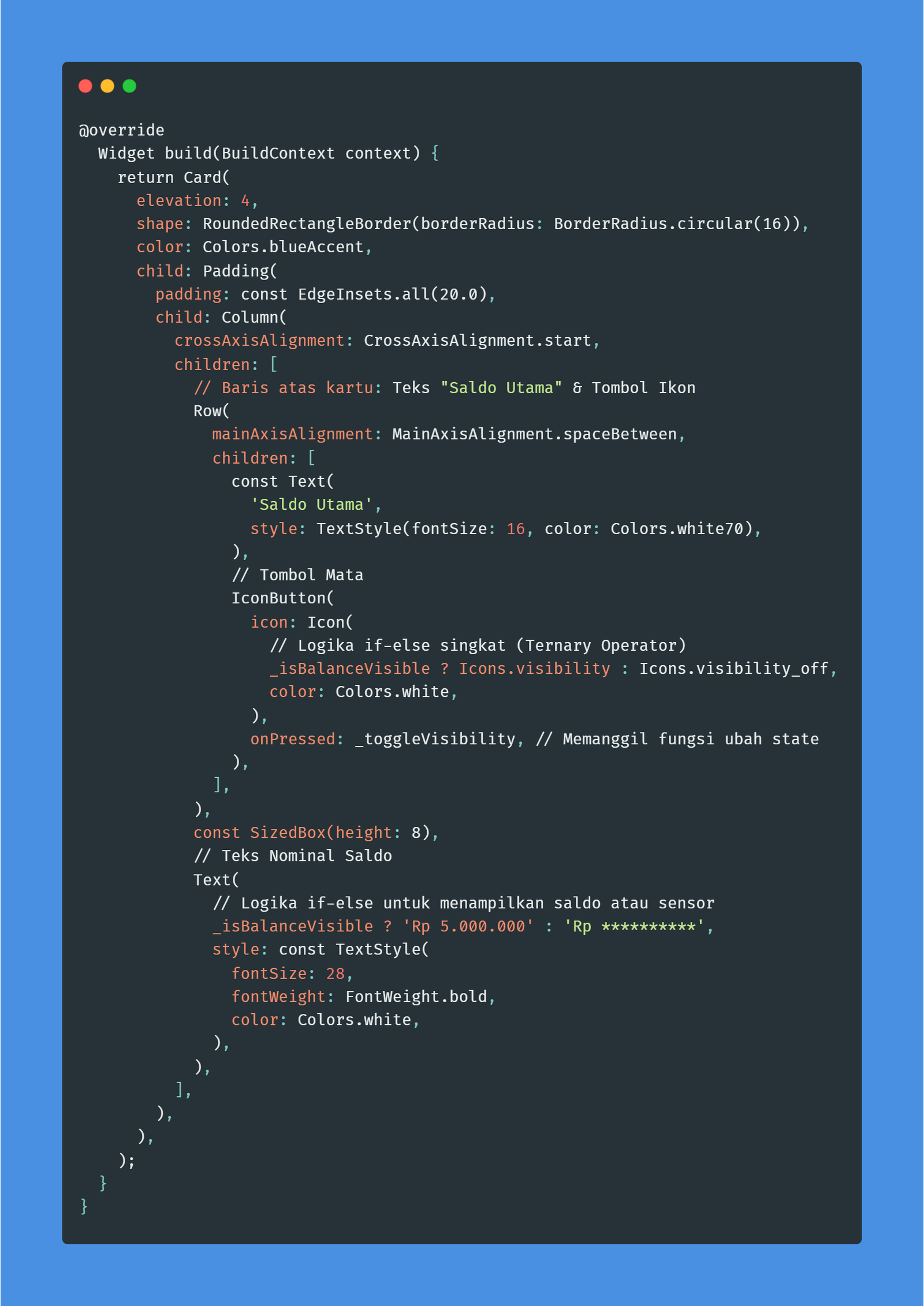 Logika Ternary Operator