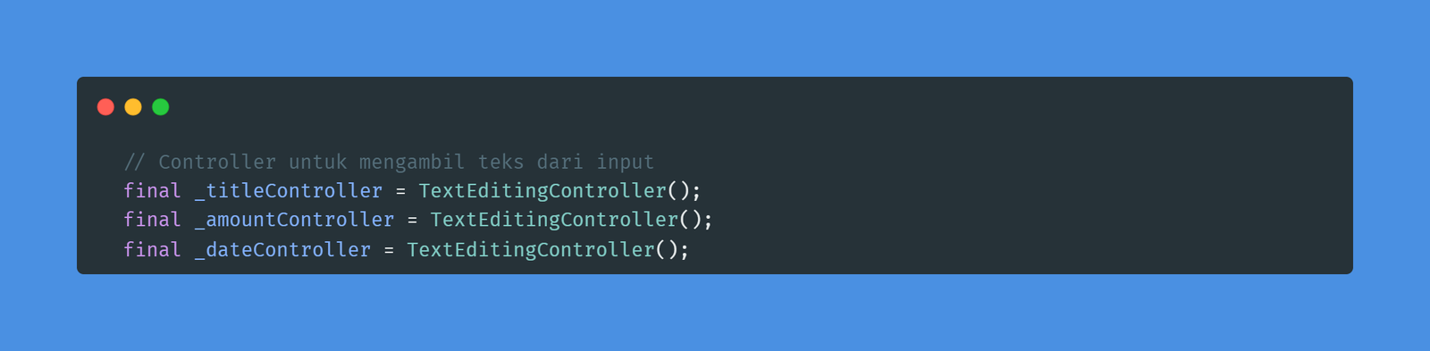 Deklarasi _dateController