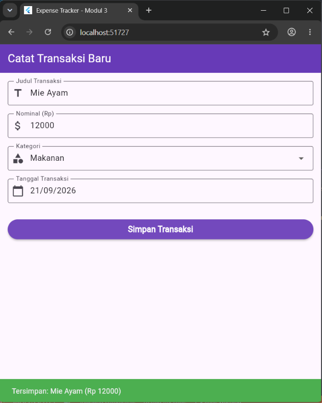 Output berhasil